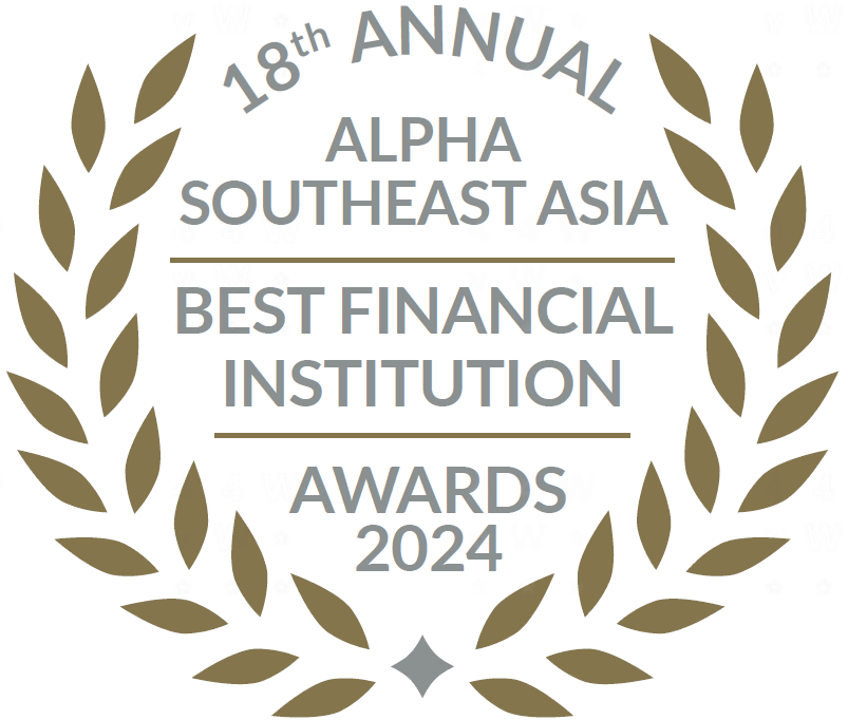 Alpha Southeast Asia Best Financial Institution Awards 2024 logo